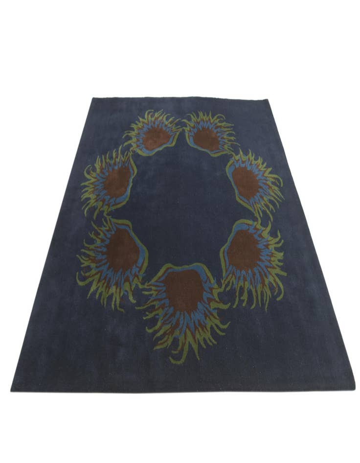 Detail image of  7' 6 x 7' 7 Luna Wool Square Rug