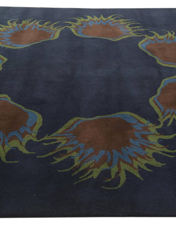 Detail image of  7' 5 x 7' 6 Luna Wool Square Rug