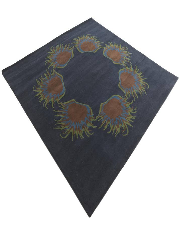 Detail image of  7' 6 x 7' 6 Luna Wool Square Rug