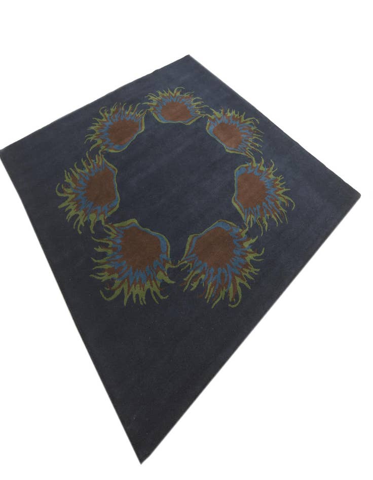 Detail image of  7' 5 x 7' 7 Luna Wool Square Rug