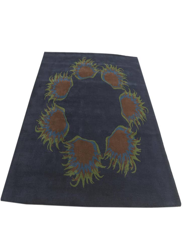 Detail image of  7' 6 x 7' 8 Luna Wool Square Rug