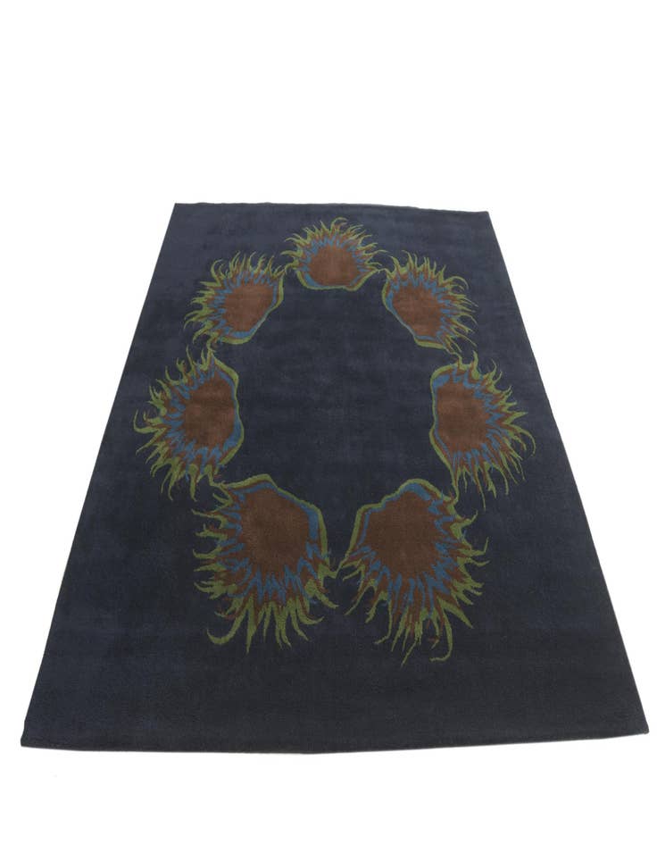 Detail image of  7' 6 x 7' 6 Luna Wool Square Rug