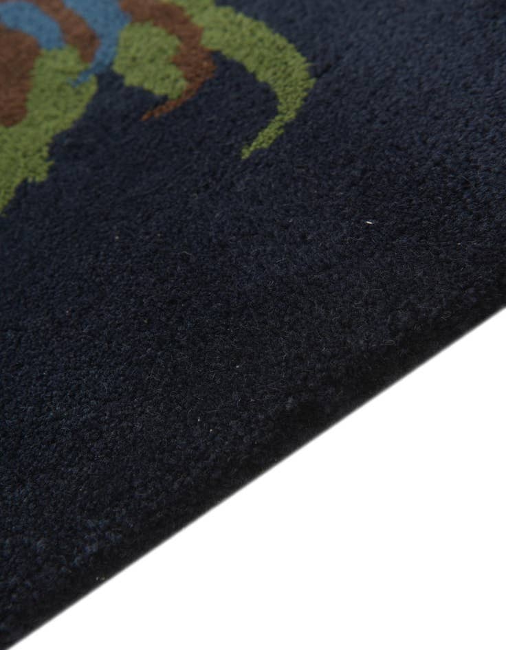 Detail image of  7' 6 x 7' 6 Luna Wool Square Rug