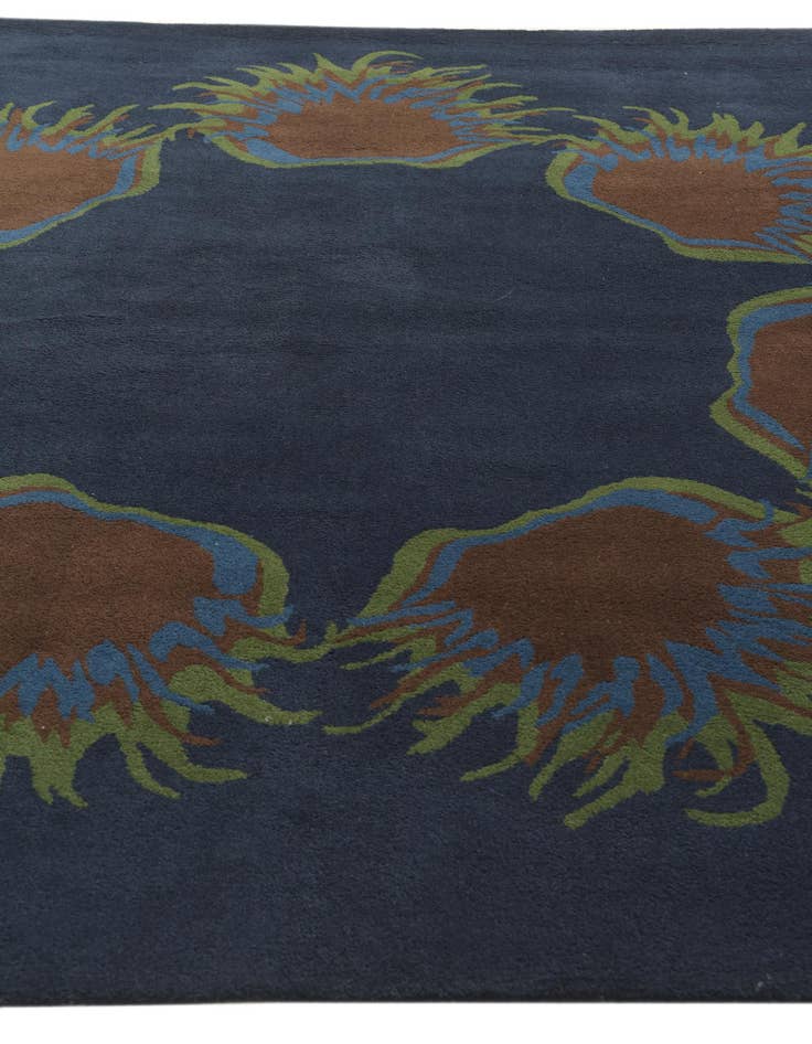 Detail image of  7' 7 x 7' 7 Luna Wool Square Rug