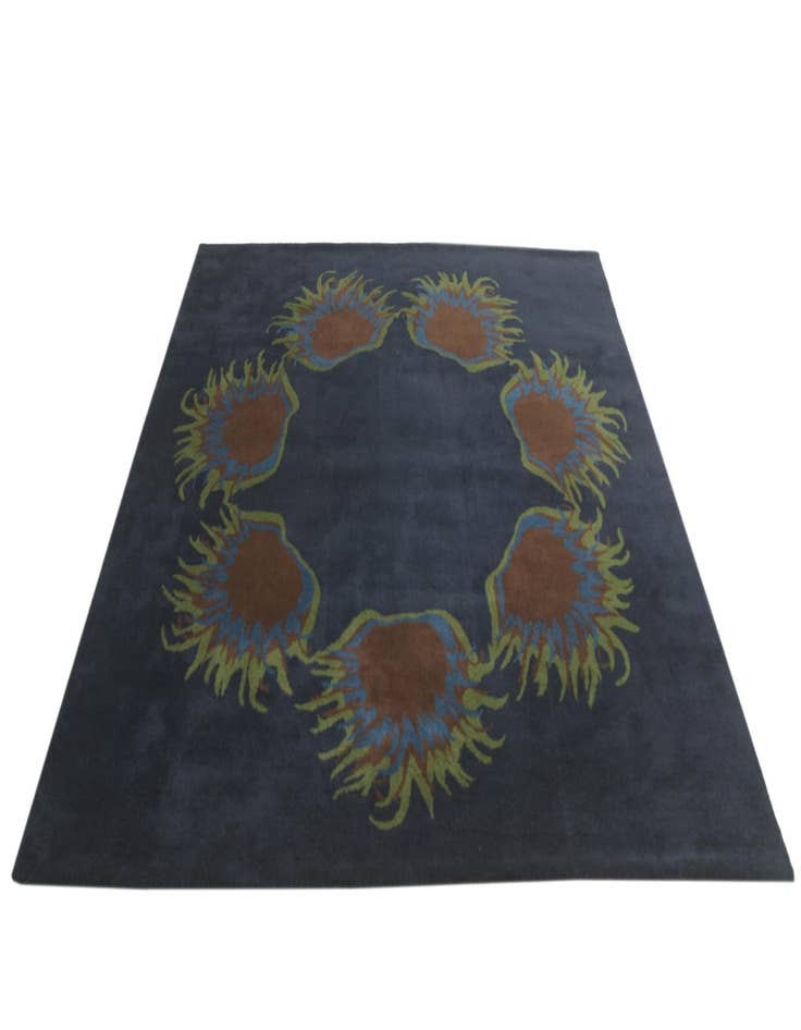 Detail image of  7' 7 x 7' 7 Luna Wool Square Rug