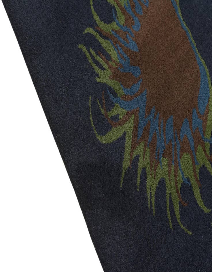 Detail image of  7' 3 x 7' 6 Luna Wool Square Rug