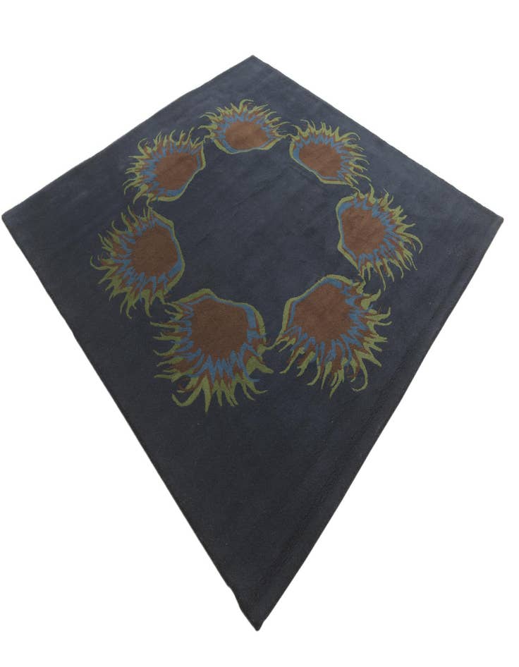 Detail image of  7' 7 x 7' 7 Luna Wool Square Rug