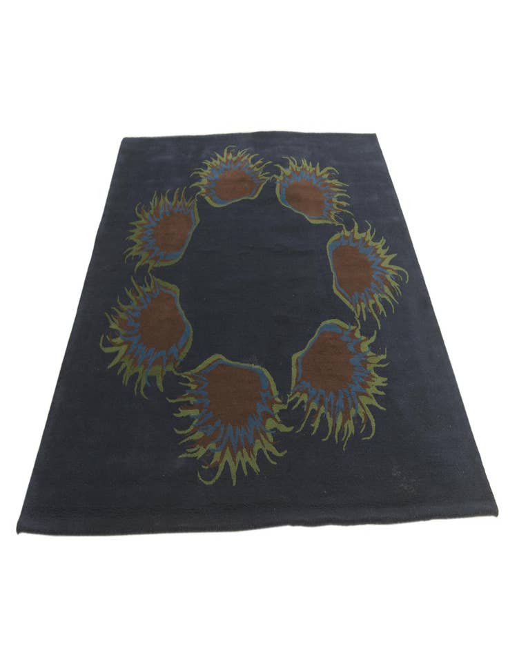 Detail image of  7' 7 x 7' 7 Luna Wool Square Rug