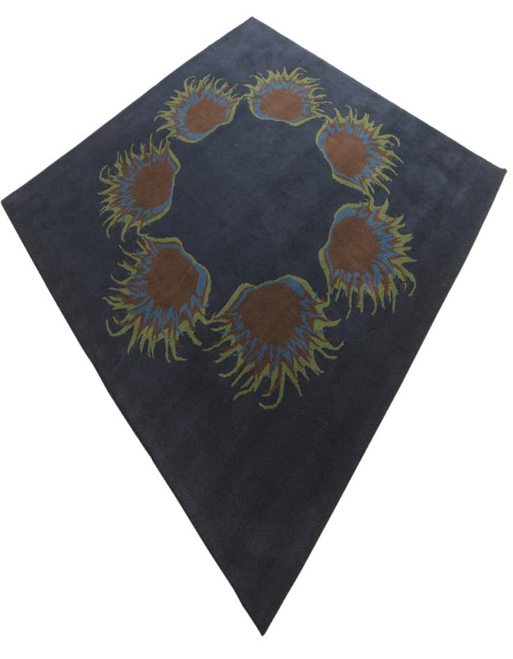 Detail image of  7' 6 x 7' 7 Luna Wool Square Rug