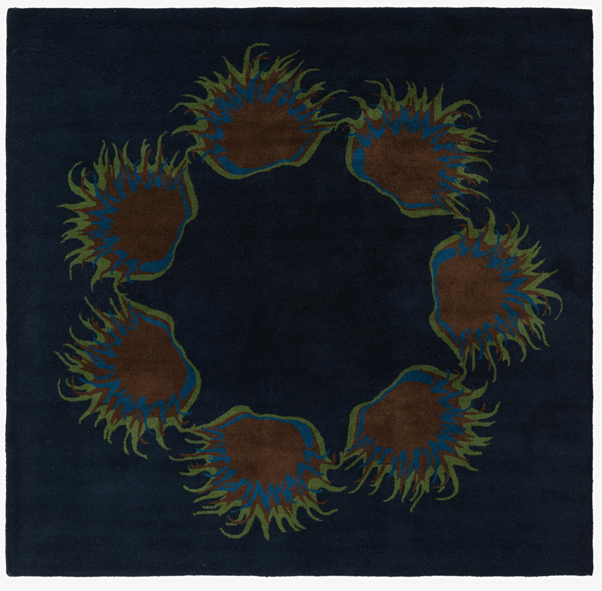  7' 3 x 7' 6 Luna Wool Square Rug