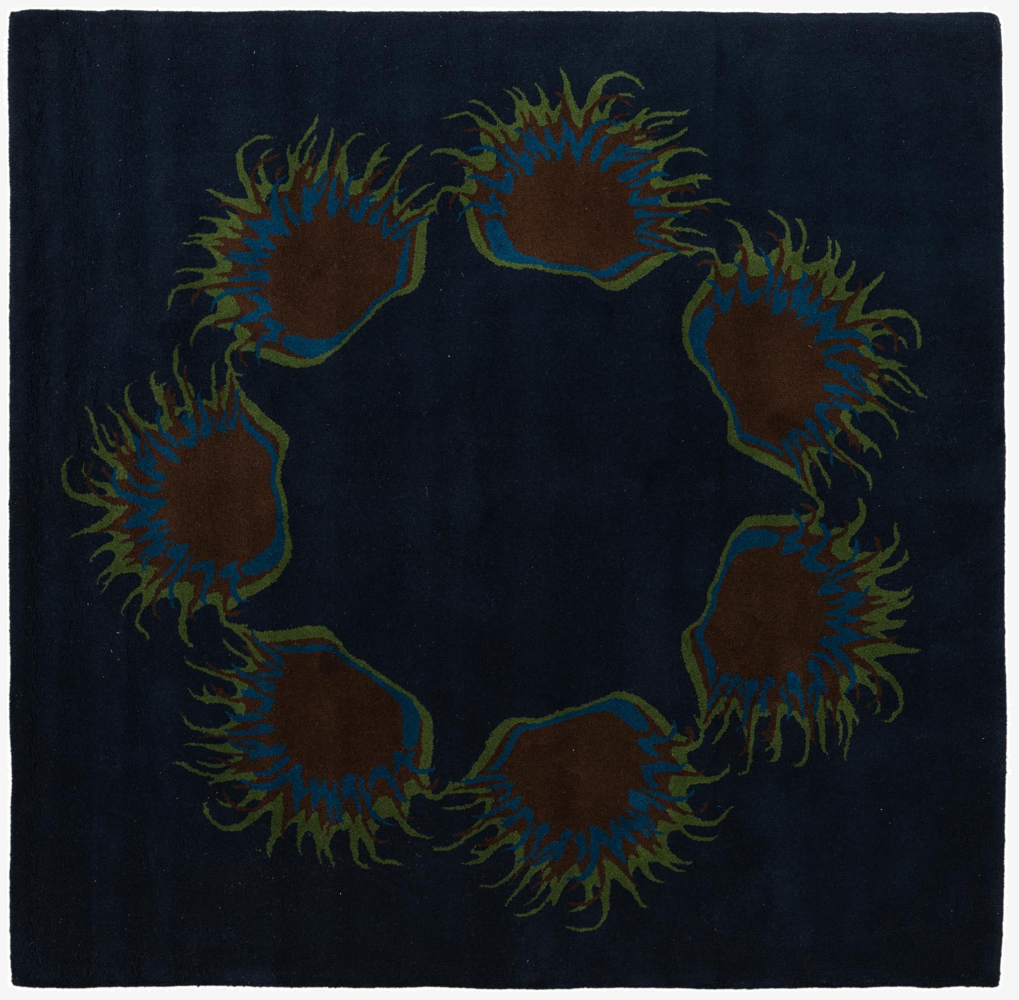  7' 5 x 7' 6 Luna Wool Square Rug