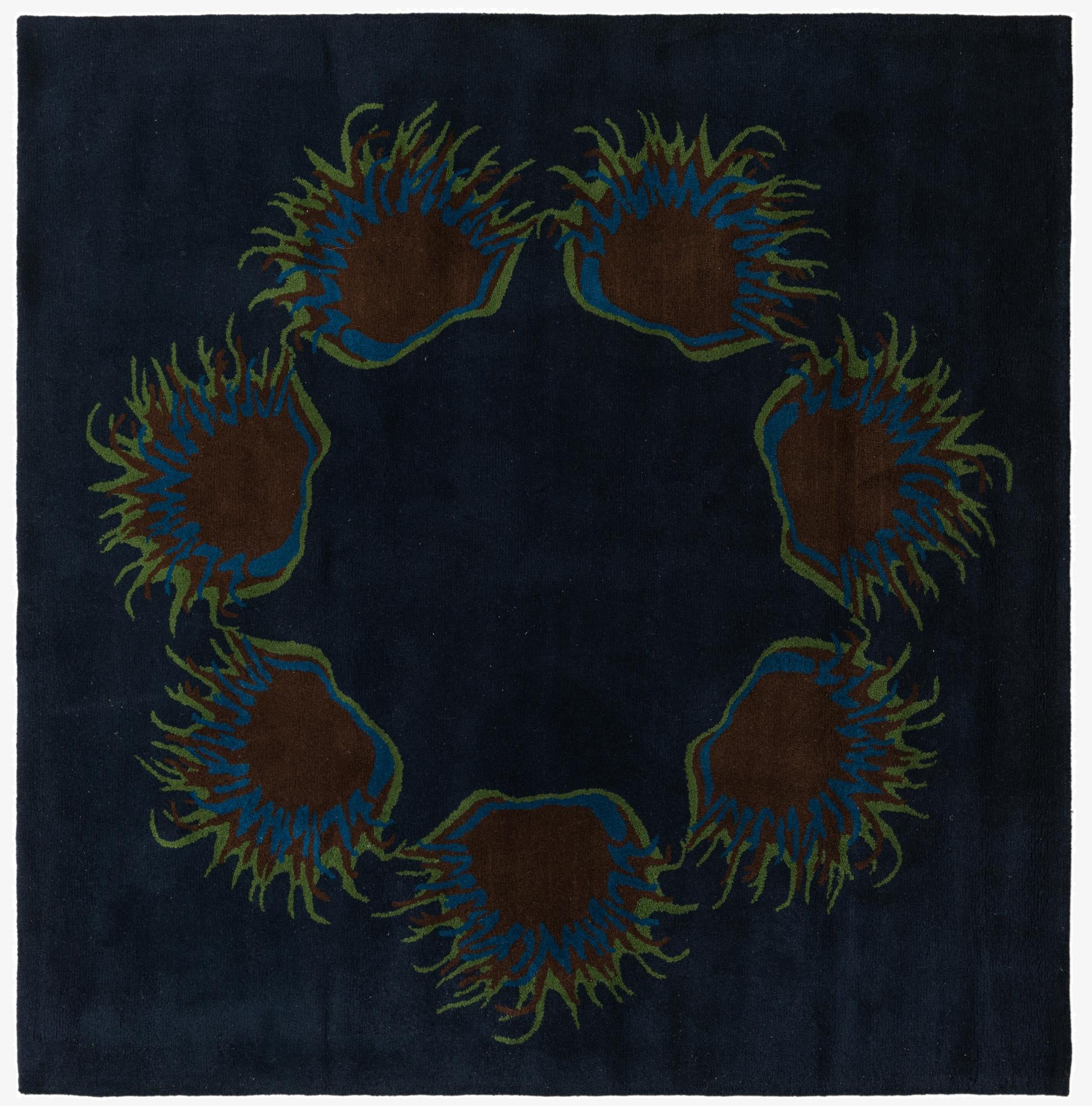  7' 5 x 7' 6 Luna Wool Square Rug