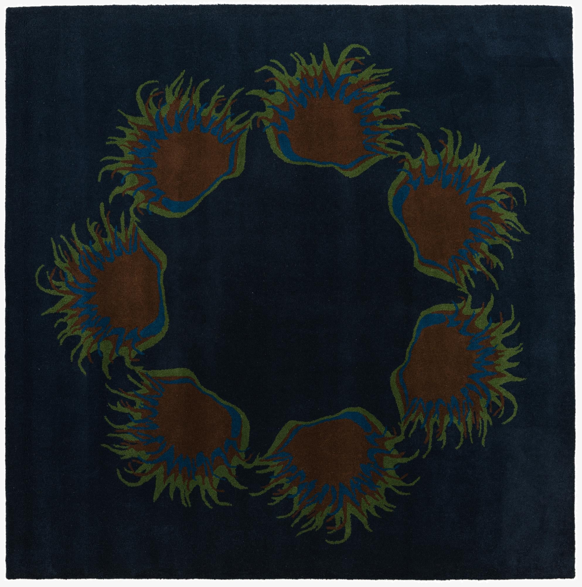  7' 6 x 7' 7 Luna Wool Square Rug