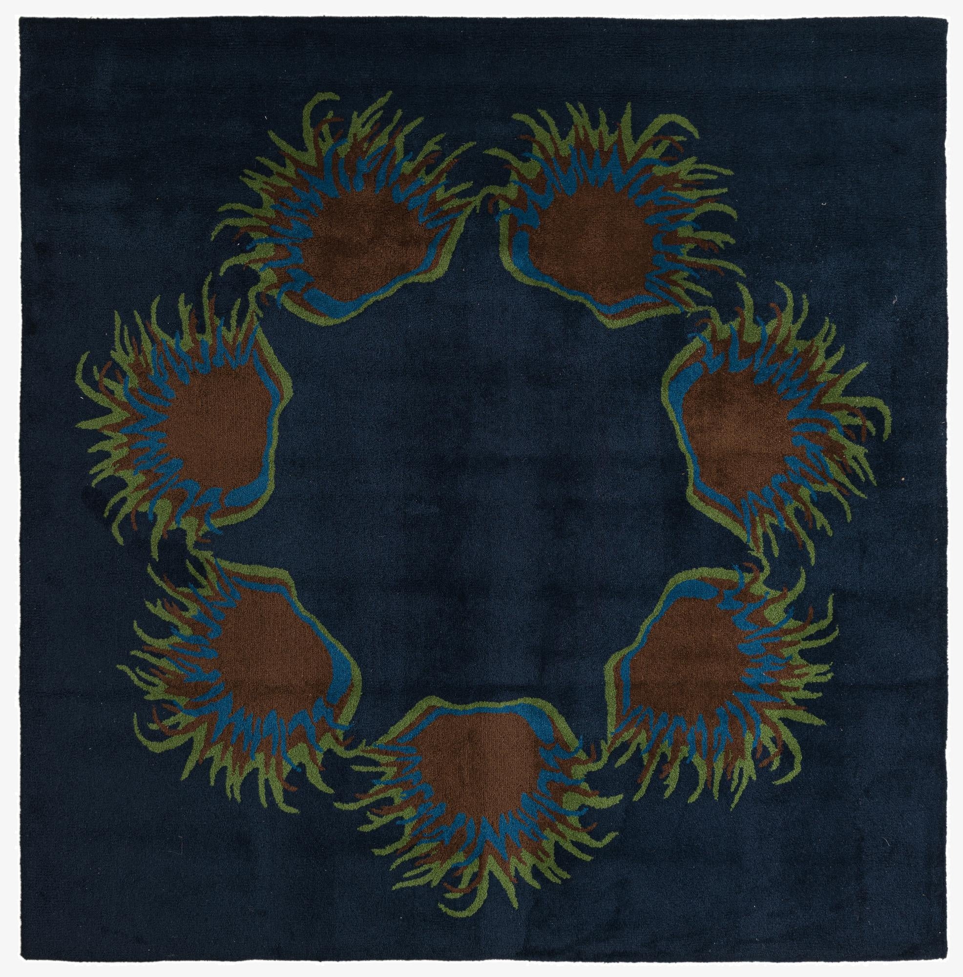  7' 5 x 7' 6 Luna Wool Square Rug