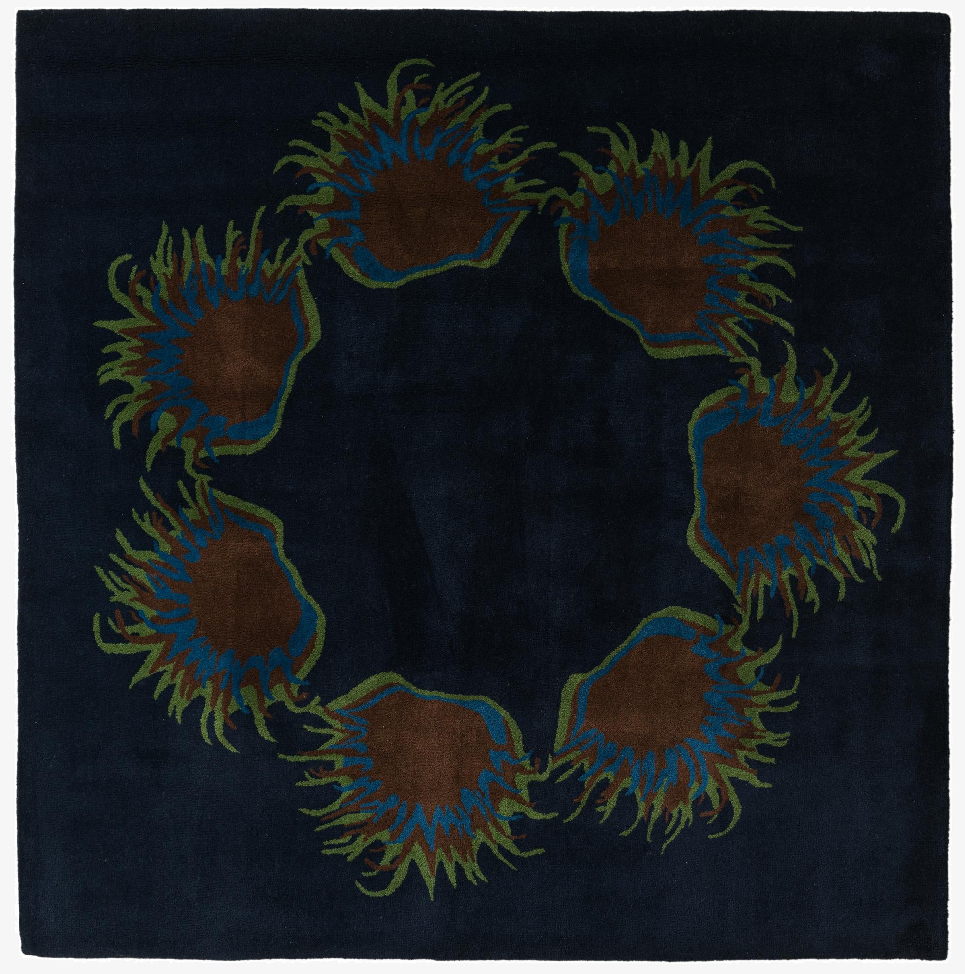  7' 5 x 7' 7 Luna Wool Square Rug