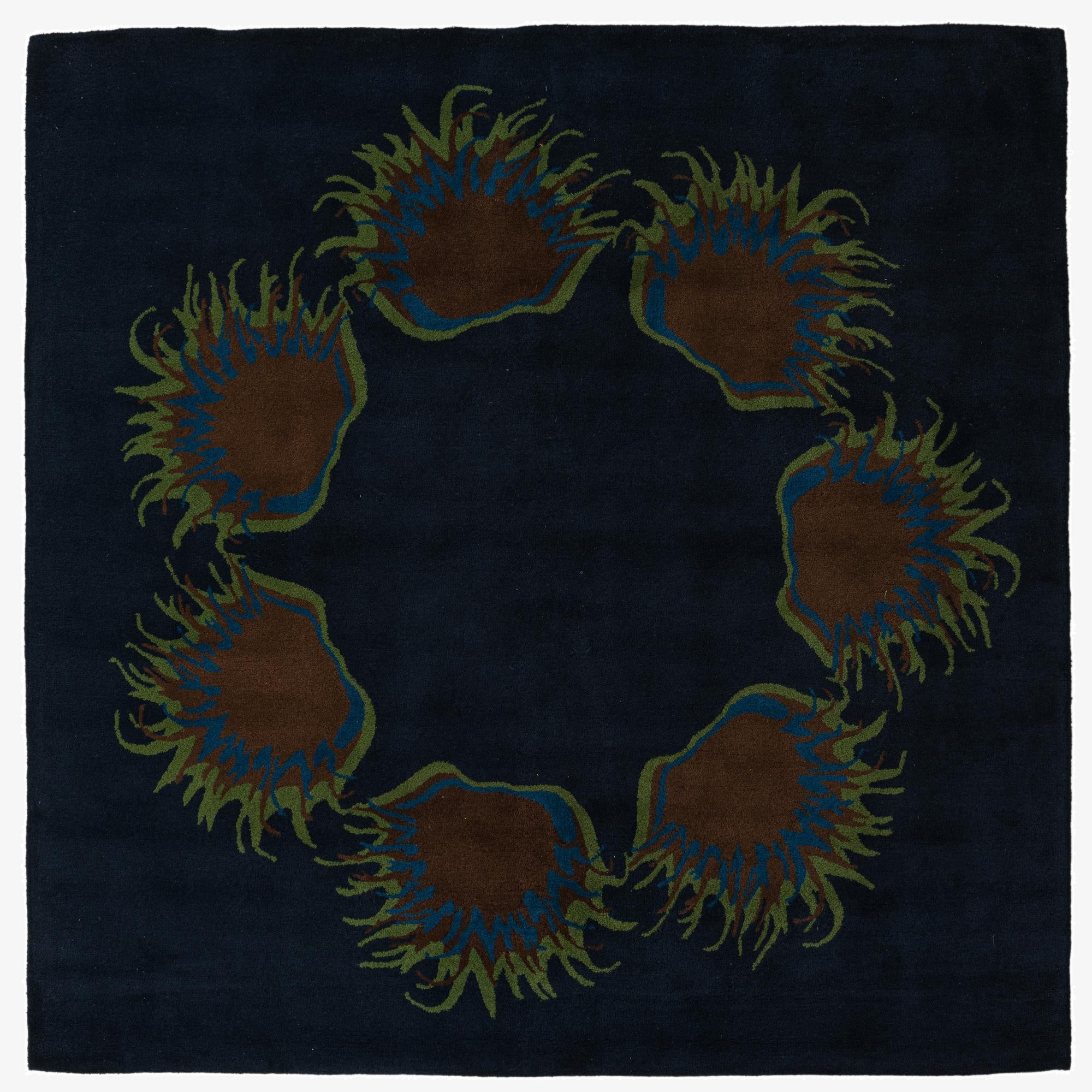  7' 6 x 7' 7 Luna Wool Square Rug