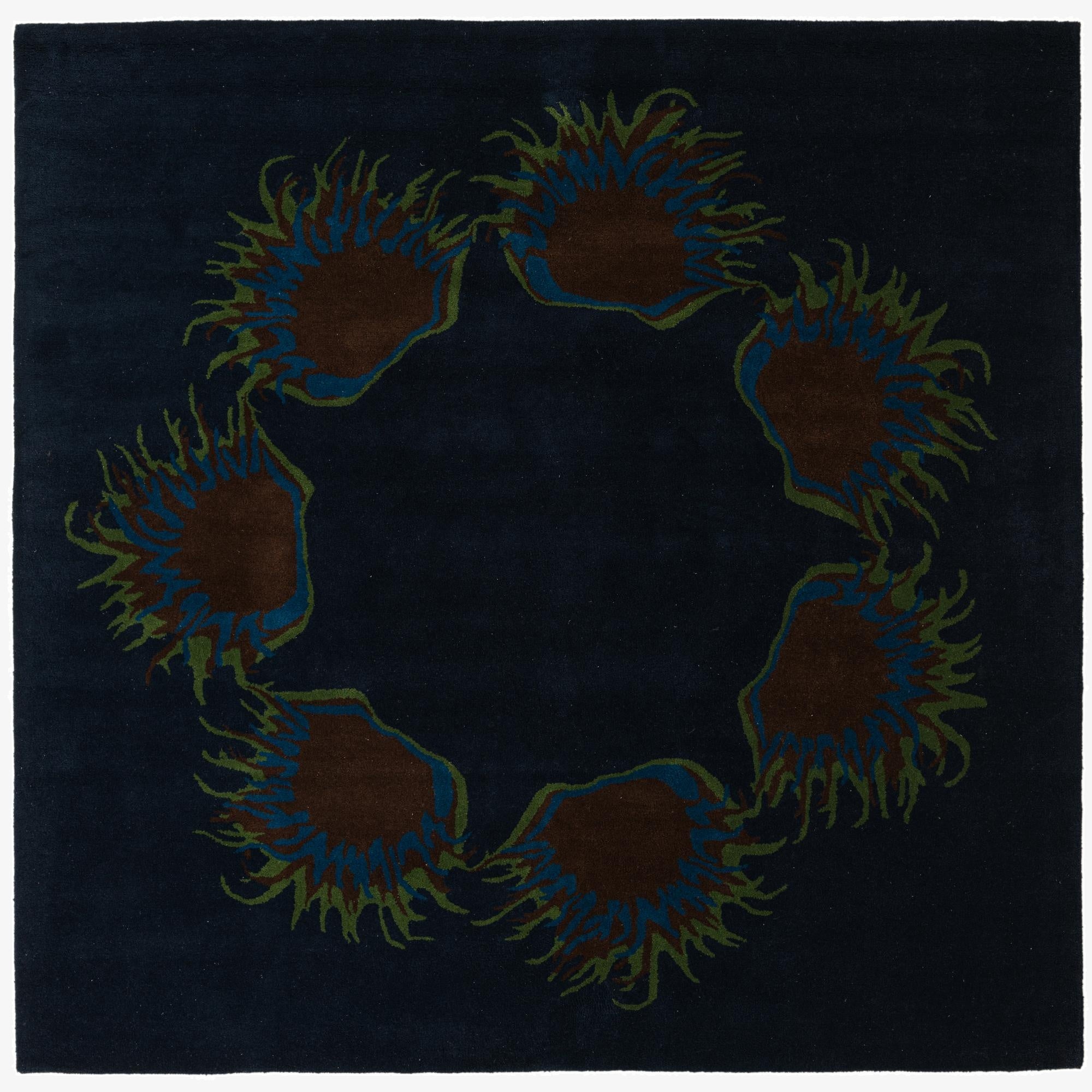  7' 5 x 7' 7 Luna Wool Square Rug