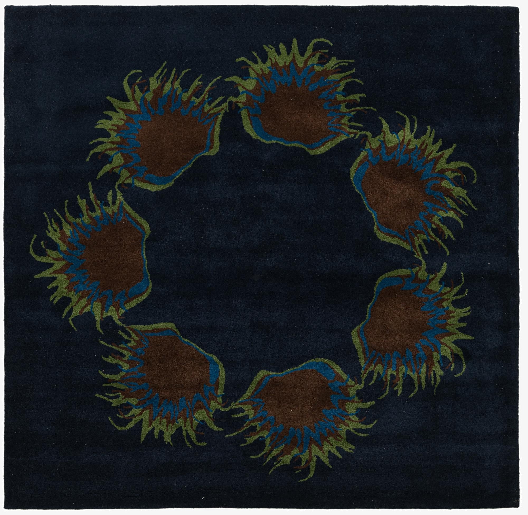  7' 5 x 7' 7 Luna Wool Square Rug