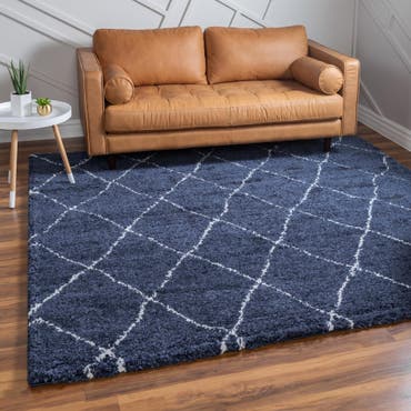  8' x 8' Moroccan Shag Square Rug