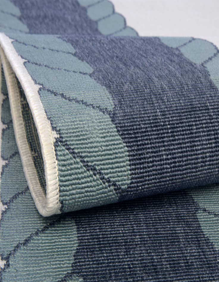 Detail image of  10' x 10'  Washable Coastal Indoor / Outdoor Square Rug