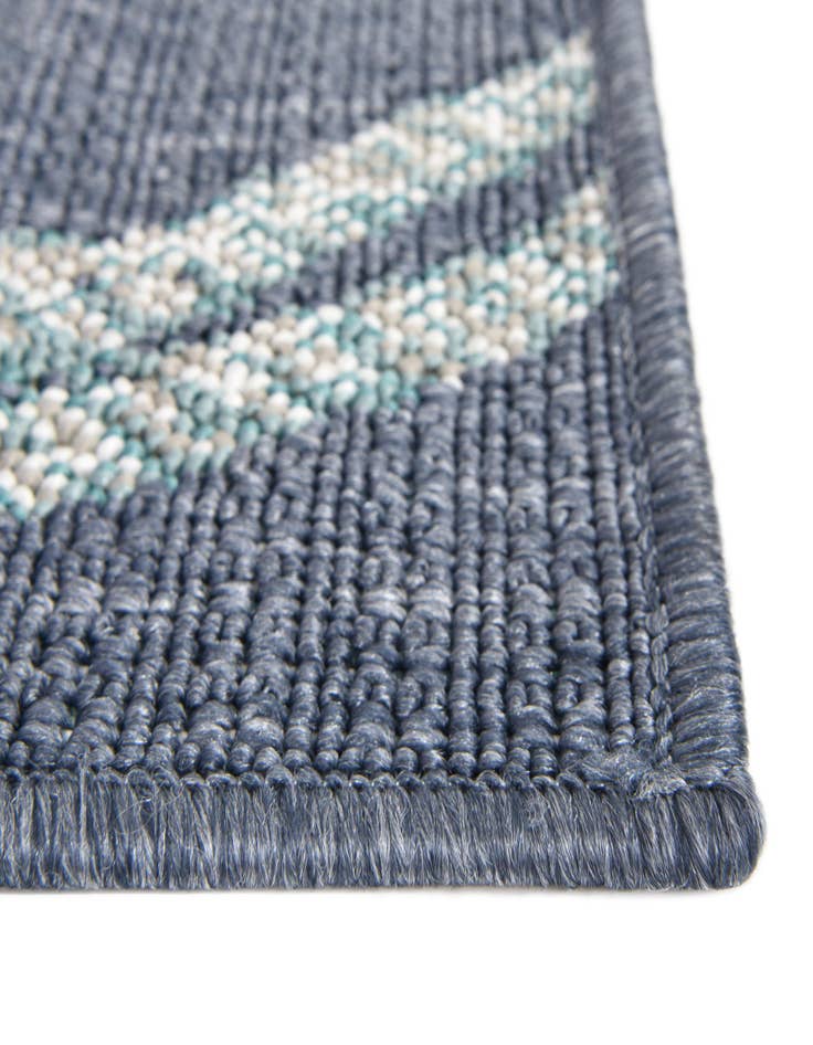 Detail image of  7' 10 x 7' 10  Washable Coastal Indoor / Outdoor Square Rug