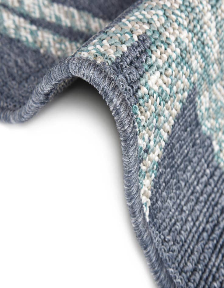 Detail image of  7' 10 x 7' 10  Washable Coastal Indoor / Outdoor Square Rug