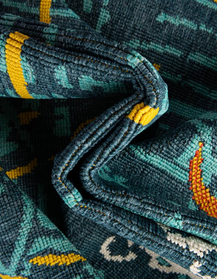 Detail image of  7' 10 x 7' 10  Washable Coastal Indoor / Outdoor Square Rug