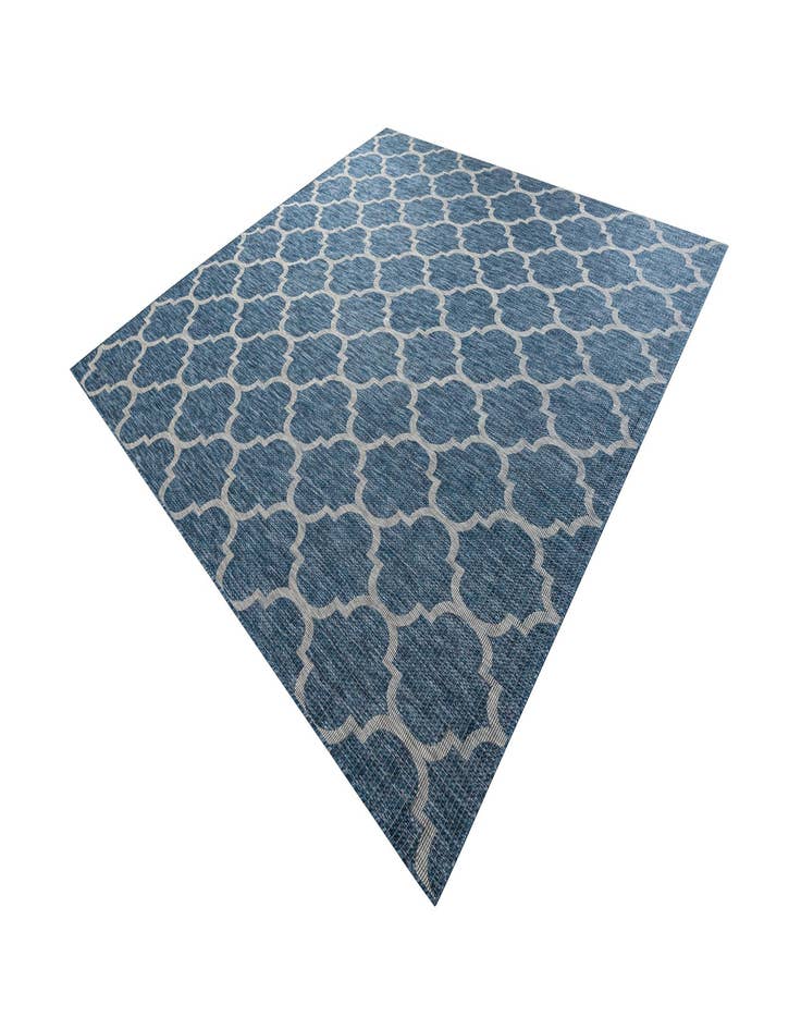 Detail image of  10' x 10'  Washable Lattice Indoor / Outdoor Square Rug