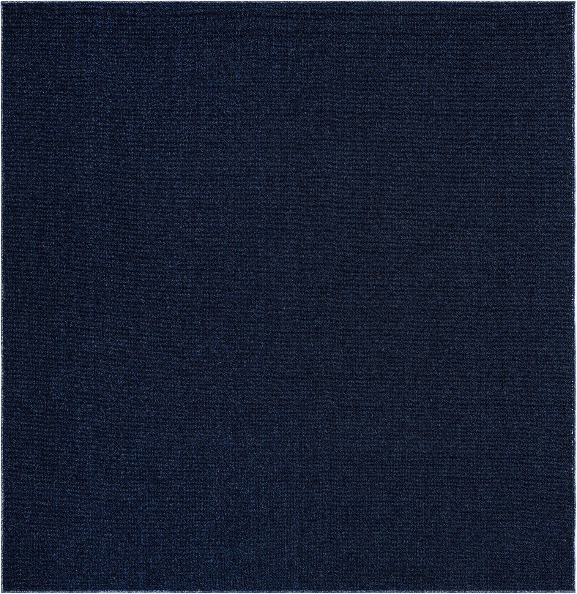  7' 10 x 7' 10  Washable Solid Indoor / Outdoor Square Rug