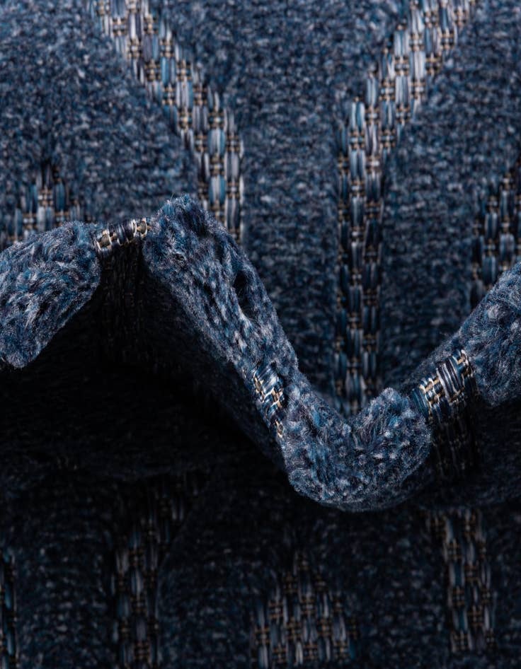 Detail image of  7' 10 x 7' 10  Washable Trellis Textured Indoor / Outdoor Square Rug