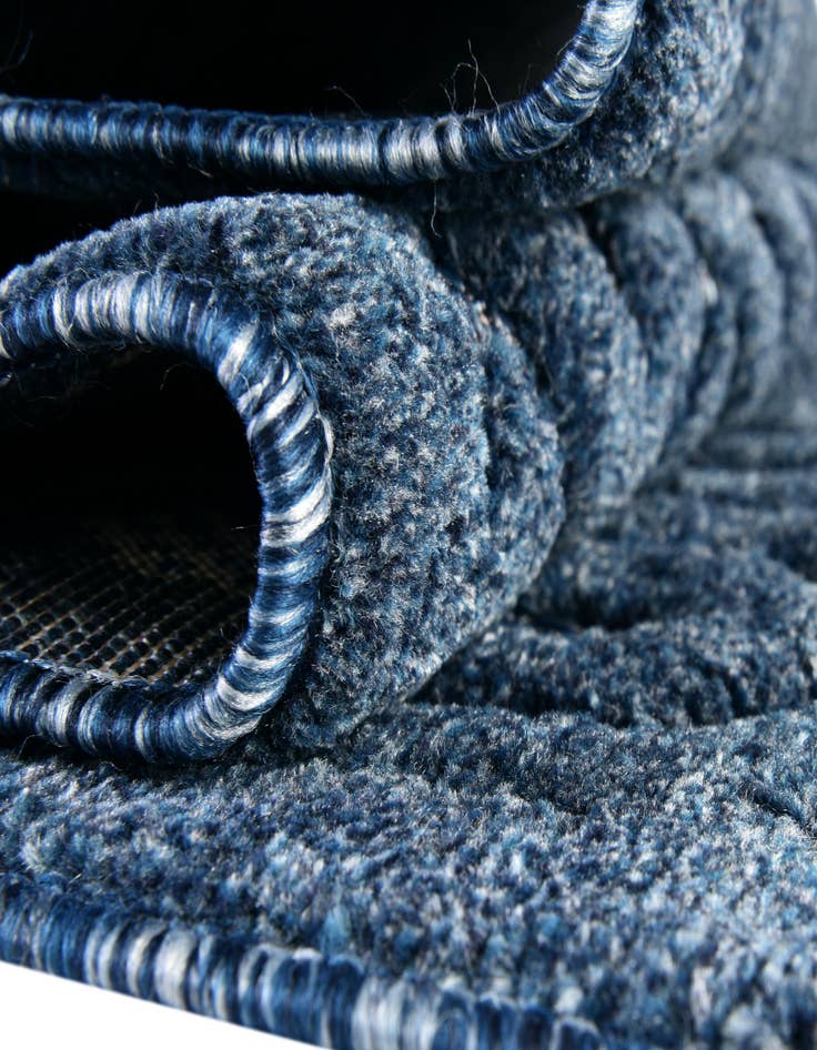 Detail image of  7' 10 x 7' 10  Washable Trellis Textured Indoor / Outdoor Square Rug