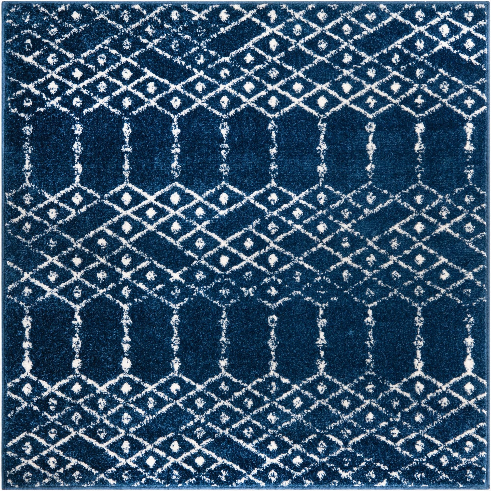  4' x 4' Paxon Trellis Square Rug