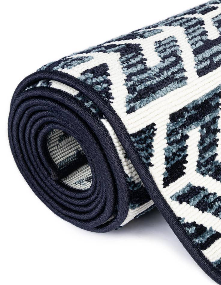 Detail image of  6' x 6'  Washable Sabrina Soto Aston Indoor / Outdoor Square Rug