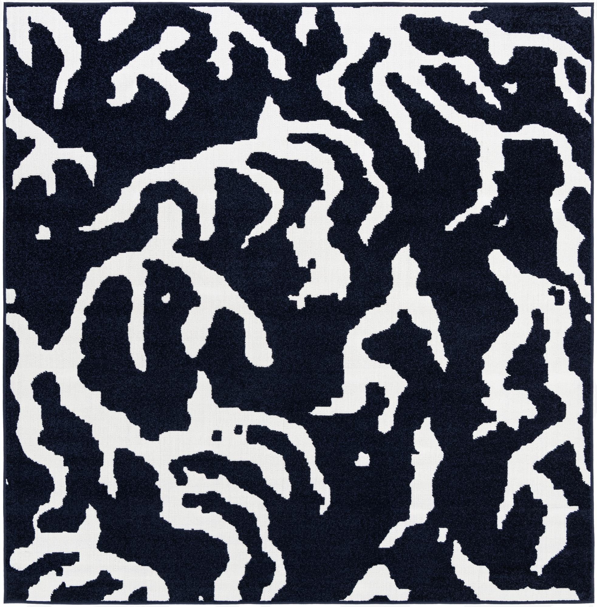  7' 10 x 7' 10  Washable Sabrina Soto Indoor / Outdoor Square Rug