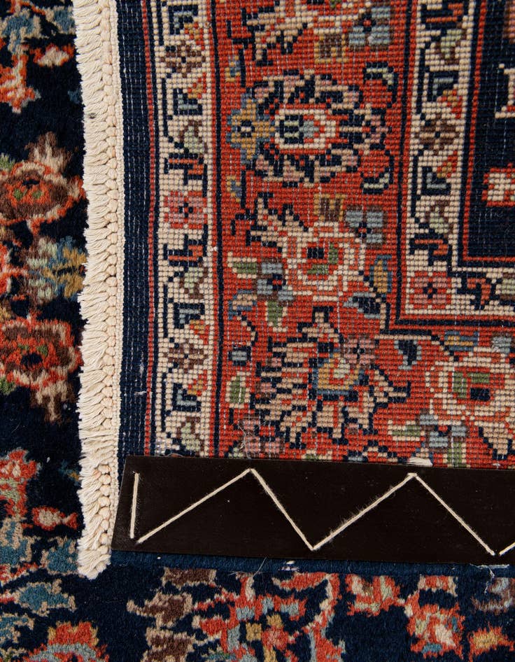 Detail image of  3' x 3' 2  Hand Knotted Sarough Wool Square Rug