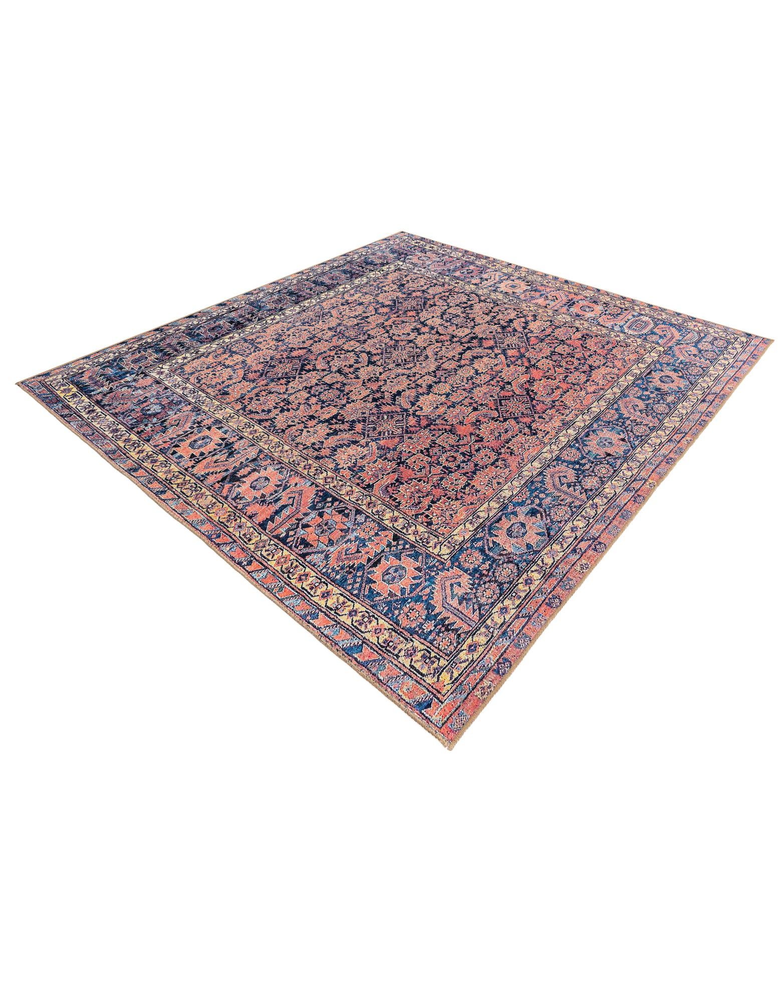 Navy Blue 7' 6 x 7' 6 Timeless Square Rug | Rugs.com