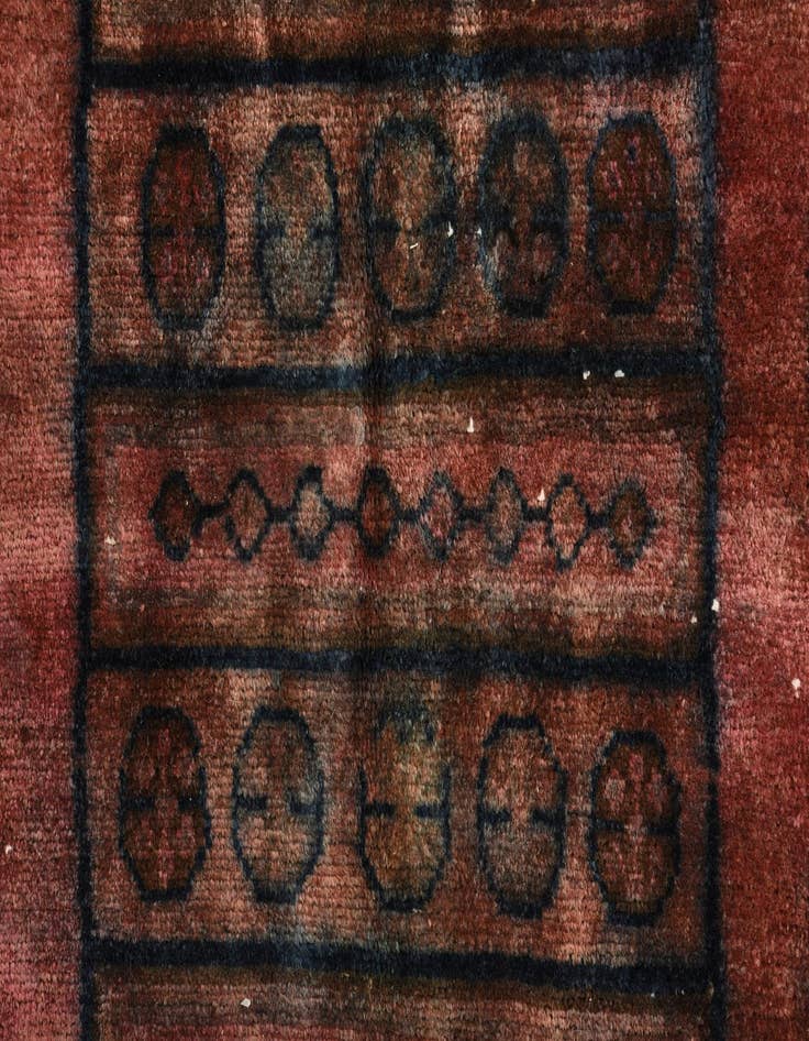 Detail image of  5' 3 x 5' 10  Hand Knotted Ultra Vintage Persian Wool Square Rug