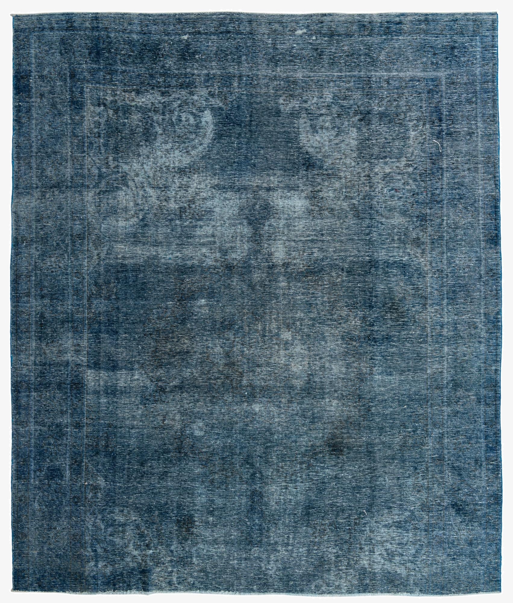  8' x 9' 4  Hand Knotted Ultra Vintage Persian Wool Square Rug