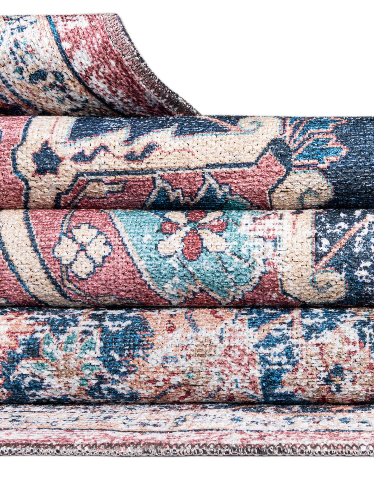 紺色 毛皮ラグ flattyラグ ネイビー 185×185cm | ラグ・カーペット・マット 通販