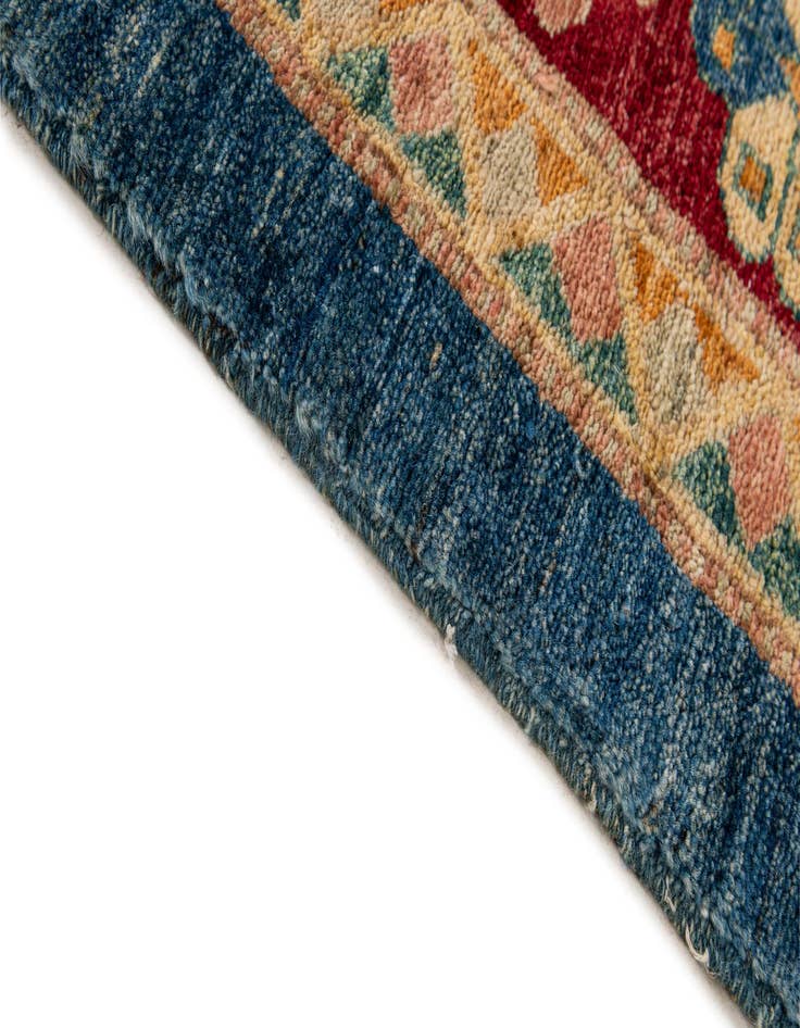 Detail image of  6' 8 x 6' 9  Hand Knotted Ziegler Wool Square Rug