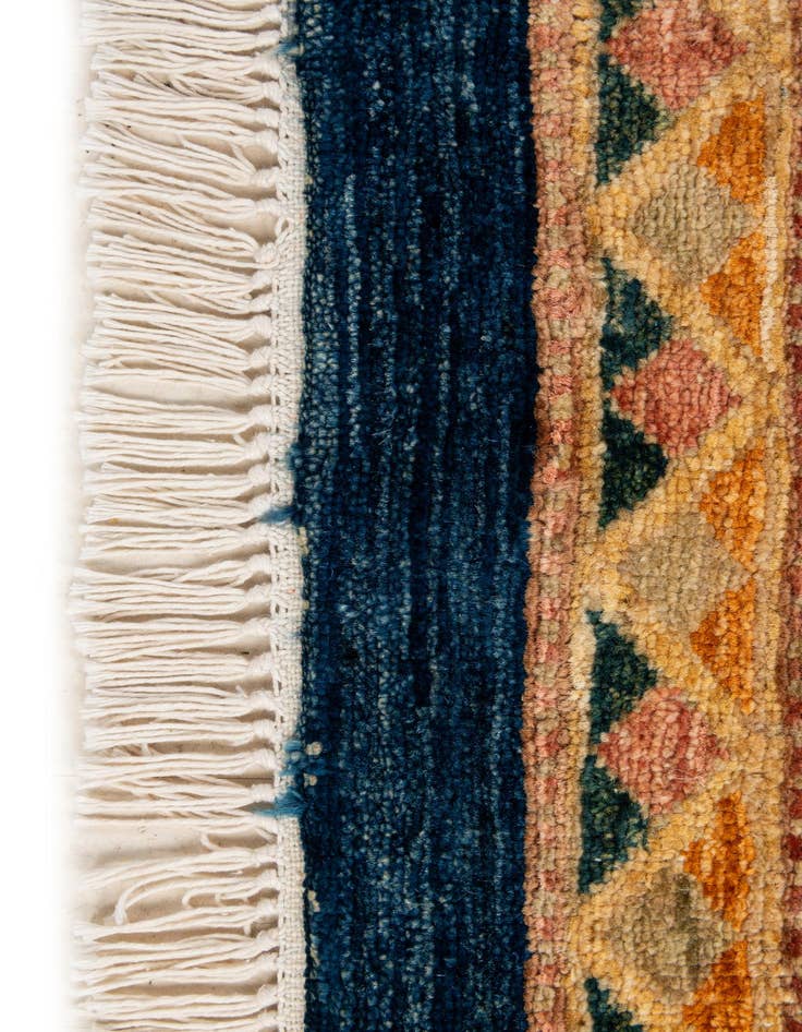 Detail image of  6' 8 x 6' 9  Hand Knotted Ziegler Wool Square Rug