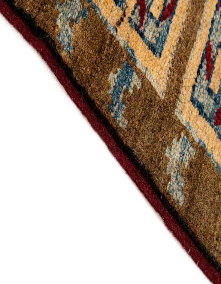 Detail image of  6' 3 x 6' 8  Hand Knotted Ziegler Wool Square Rug