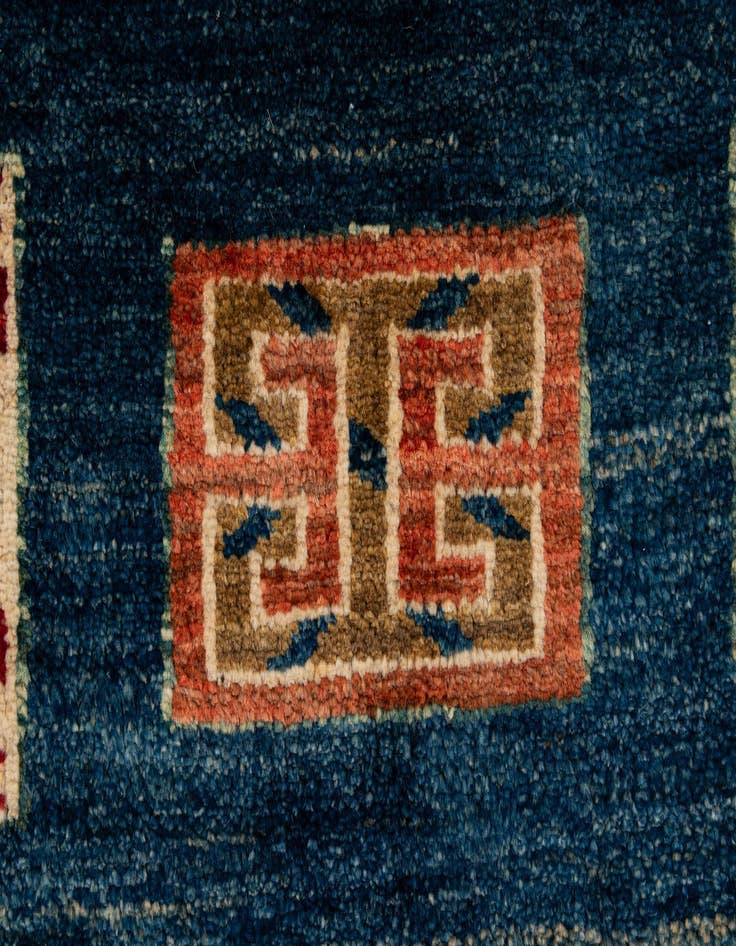 Detail image of  6' 3 x 6' 8  Hand Knotted Ziegler Wool Square Rug