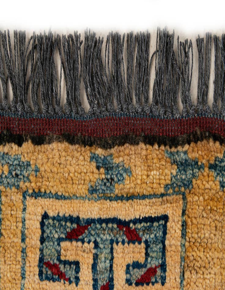 Detail image of  6' 3 x 6' 8  Hand Knotted Ziegler Wool Square Rug