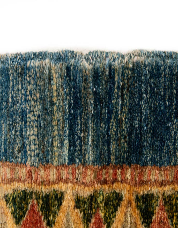 Detail image of  6' 5 x 6' 7  Hand Knotted Ziegler Wool Square Rug