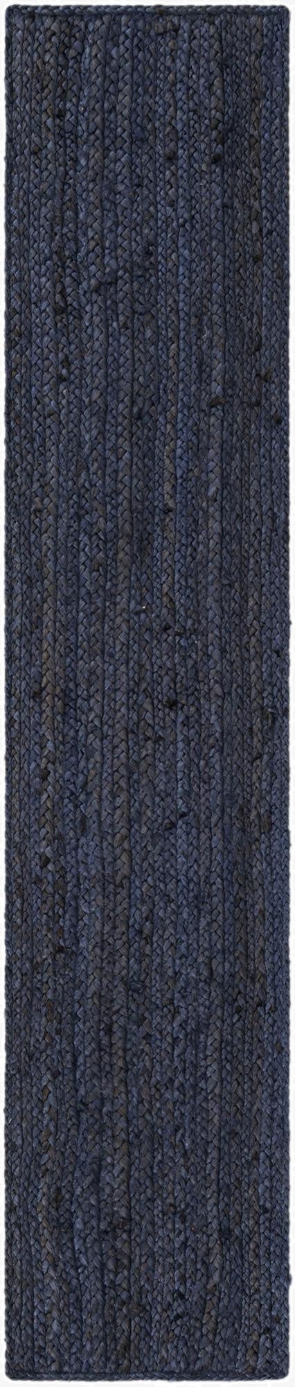  1' 2 x 6' 1  Hand Braided Jute Table Runner Rug