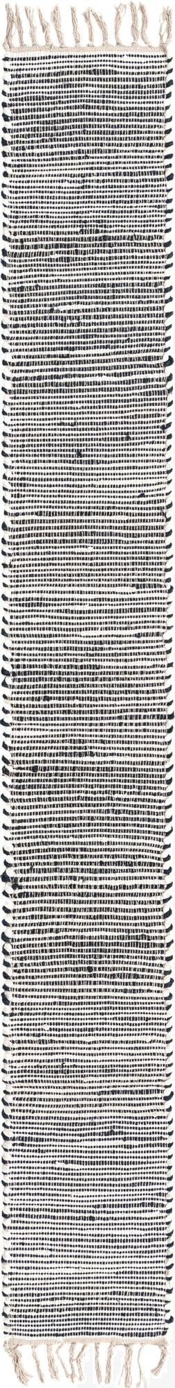  1' 2 x 8'  Hand Woven Chindi Jute Table Runner Rug