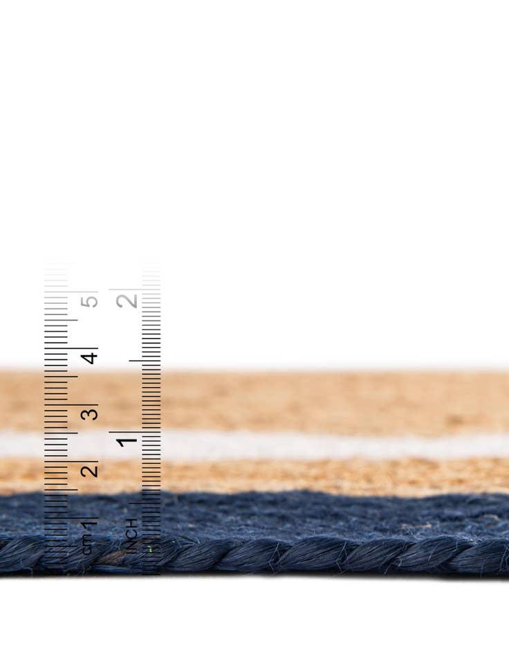 Detail image of  7' 10 x 7' 10  Hand Braided Jute Round Rug