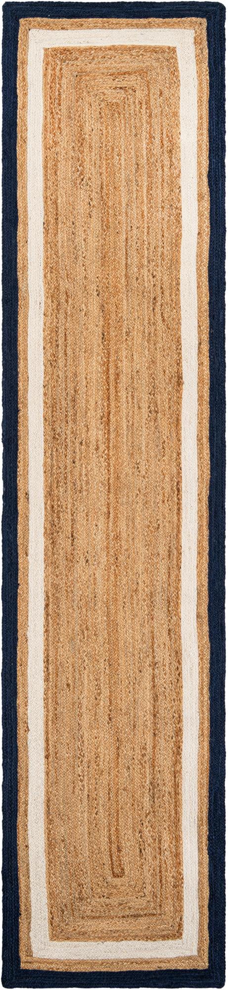 Rug Navy Blue White Natural Swatch link
