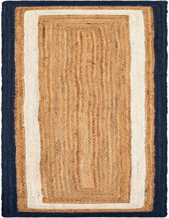 Detail image of  2' x 8'  Hand Braided Jute Runner Rug